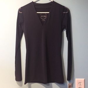 NWT INC Navy Woman’s top sz XS/S